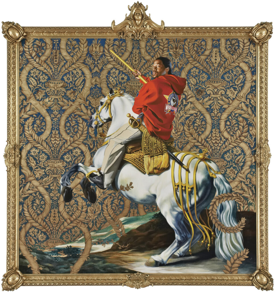 Kehinde Wiley. Equestrian Portrait of the Count Duke Olivares, 2005. Courtesy of Rubell Family Collection, Miami